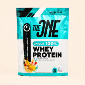 UNIQUE 100% Whey Protein Fresa con Plátano 1 kg