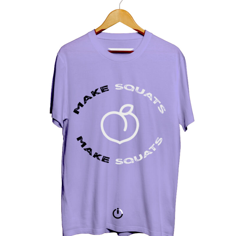 Playera Oversize Make Squats - Playera de algodón con diseño versátil para cualquier ocasión.